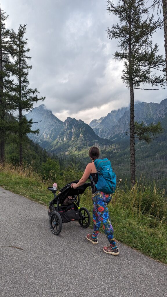Tatry z wózkiem dziecięcym