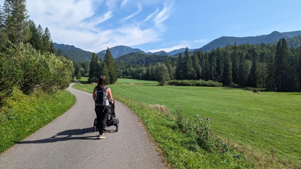 Tatry z wózkiem dziecięcym