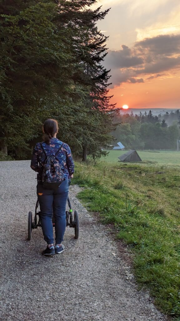 Tatry z wózkiem dziecięcym