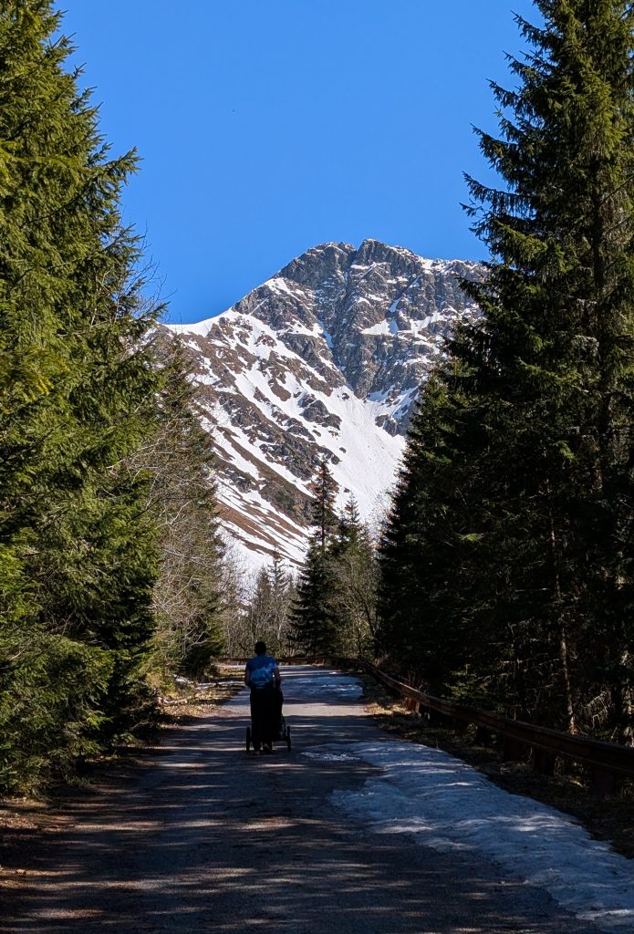 Tatry z wózkiem dziecięcym